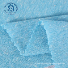 Good quality TCR snow yarn polyester cotton rayon blend knit jersey fabric